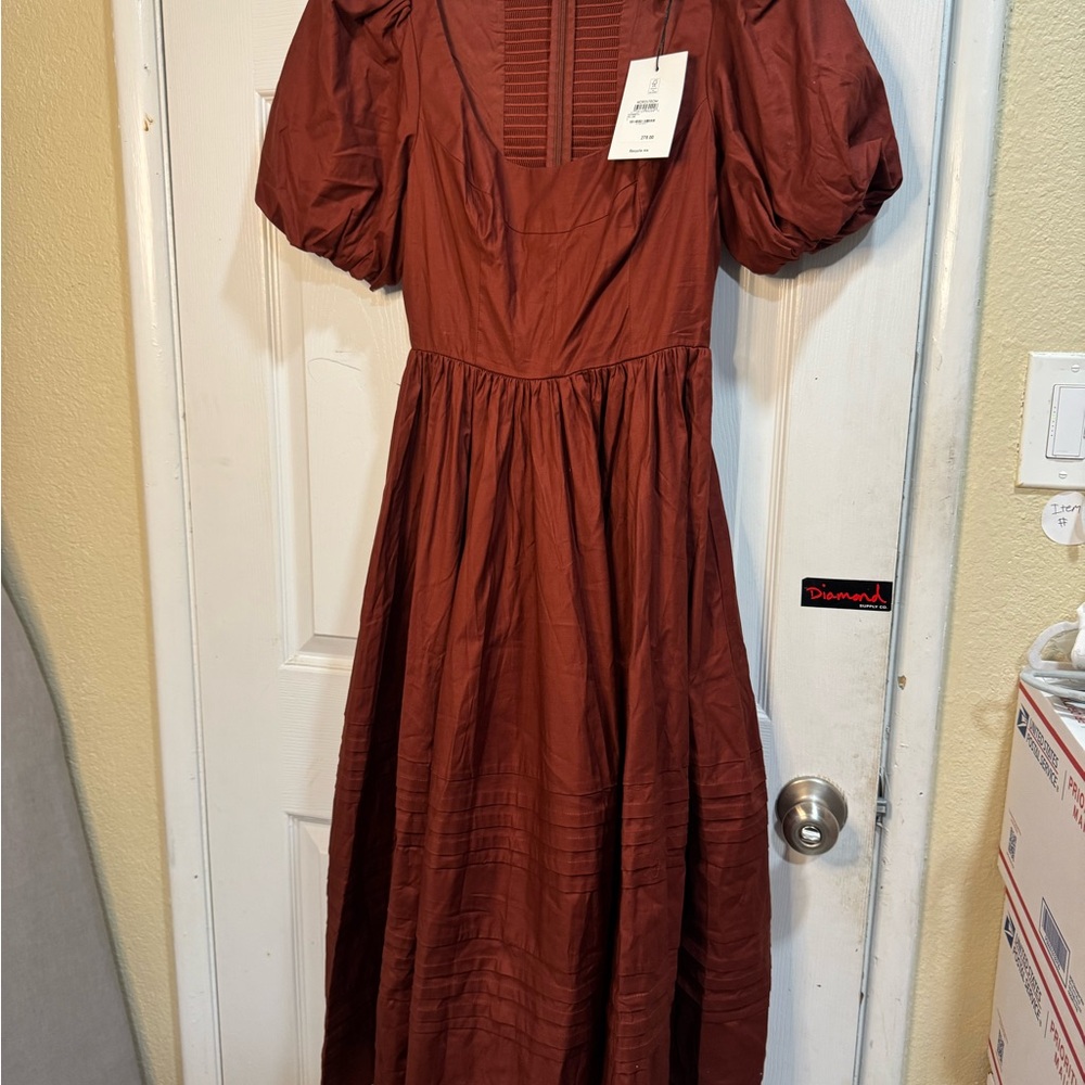 Reformation Cotton Midi Dress